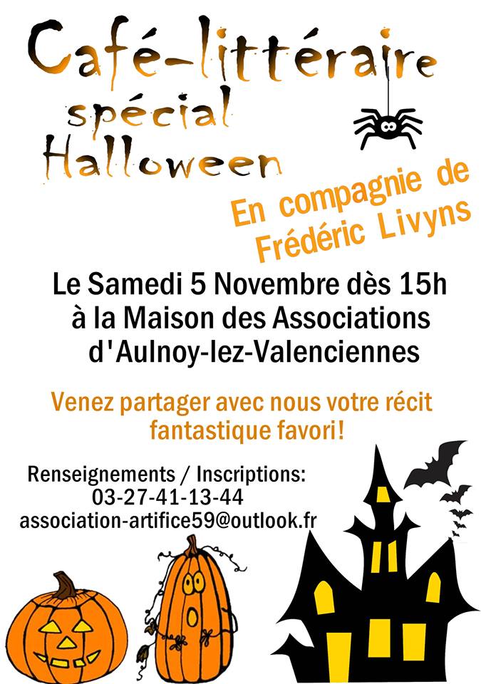 302761 cafe litteraire halloween aulnoy valenciennes tourisme